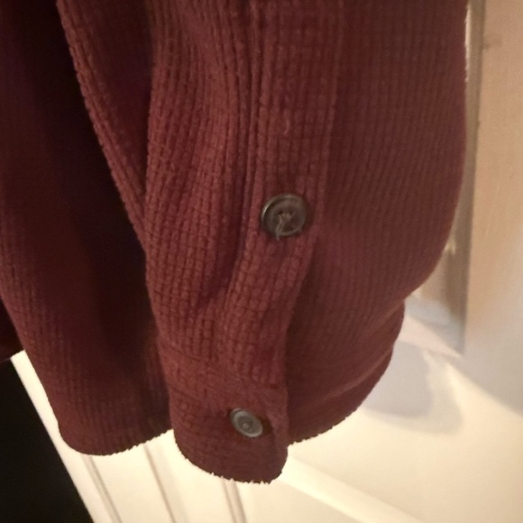 Freedom Foundry Men’s Burgundy Heavy Weight Shacket Jacket Sherpa Lined Size XXL - Picture 5 of 9